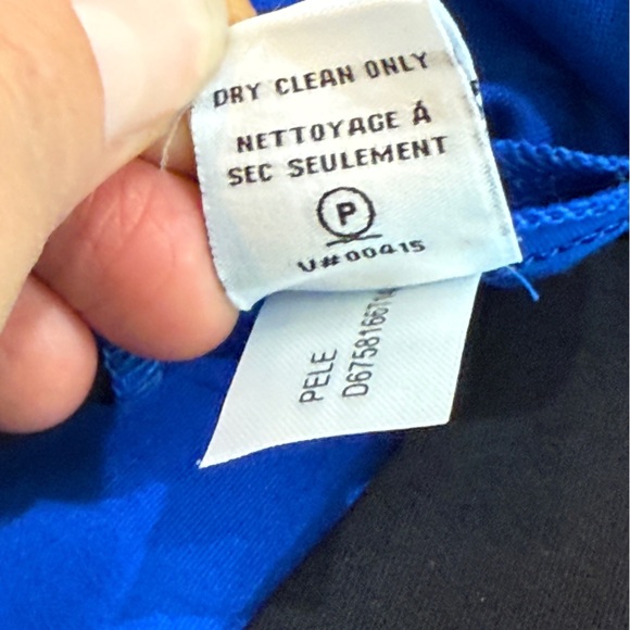 NWT Women’s DIANE VON FURSTENBERG Black/blue Blue Diamond Autumn dress- Size 12 - Picture 8 of 10